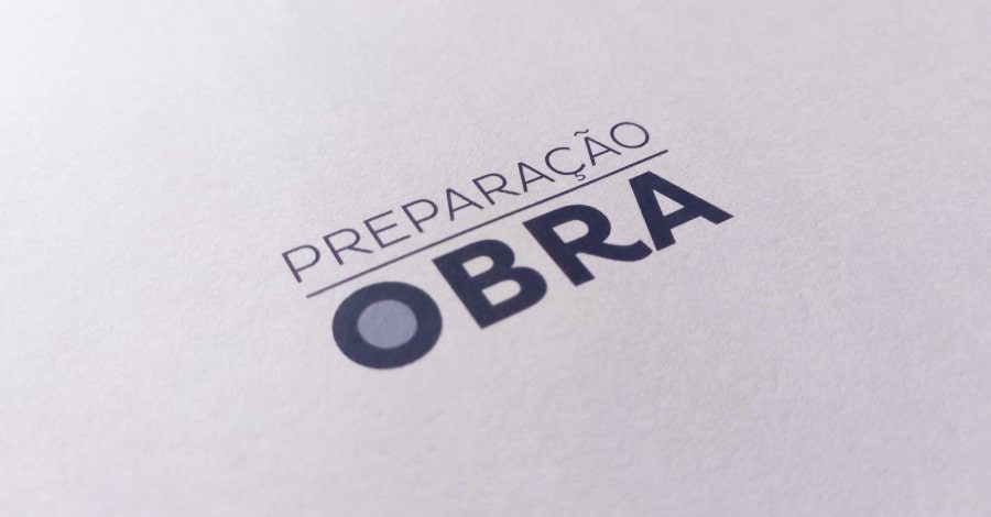 Preparação de obra